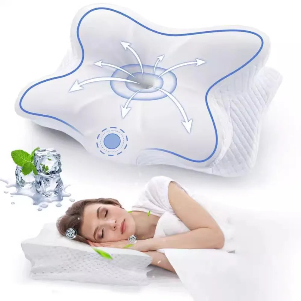 Sorevo* Neck Therapy Pillow - Pain Relief Memory Foam Pillow
