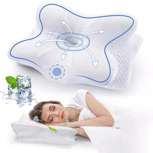 Sorevo* Neck Therapy Pillow - Pain Relief Memory Foam Pillow