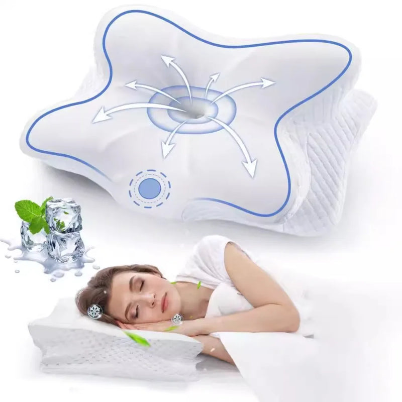 Sorevo* Neck Therapy Pillow - Pain Relief Memory Foam Pillow
