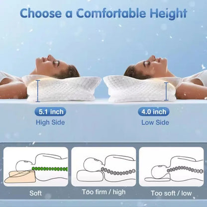 Sorevo* Neck Therapy Pillow - Pain Relief Memory Foam Pillow